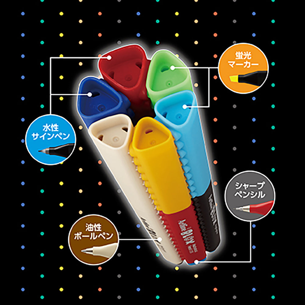 Shachihata BLOX building block pencil 0.5mm automatic pencil fun writing splicing combination stationery supplies