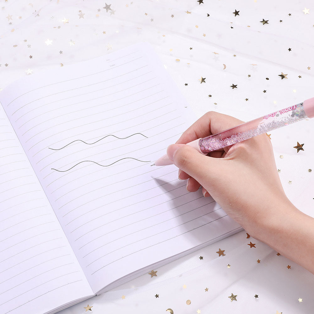 Glitter Cat Paw Light-Up Gel Pen (0.5 mm, Refillable)