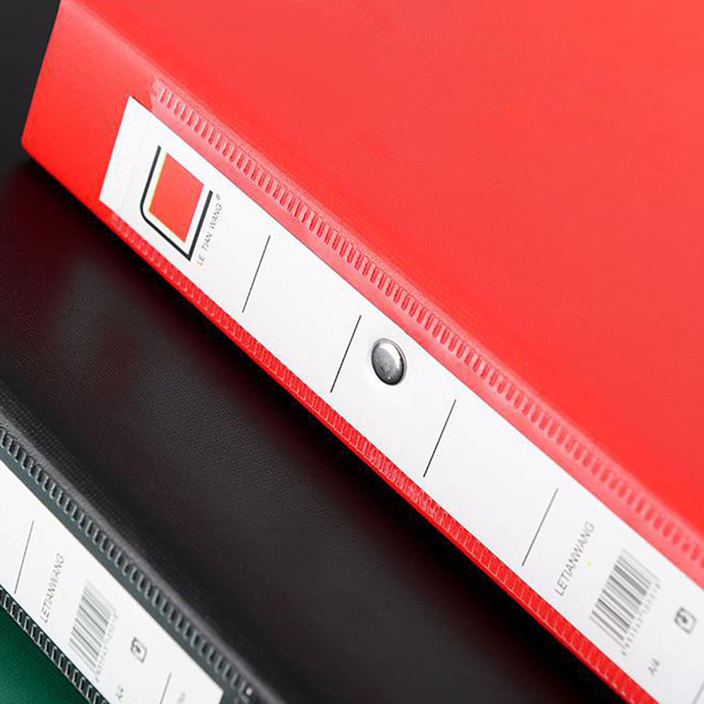 A4 2-hole folder, study office file organization, information summary, practical stationery