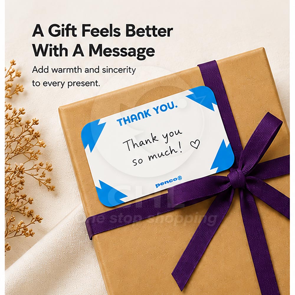 HIGHTIDE PENCO Message Cards – Mini Thank You & Greeting Cards, Gift Notes, Japanese Stationery