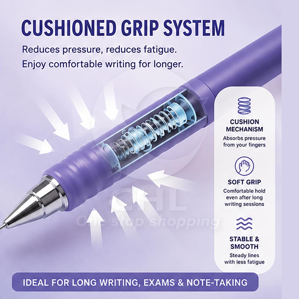 PILOT AIRSTEP 0.5 Japanese Click Pen with Cushion & Auto-Advance