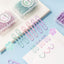 Macaron color cute paper clips 28 / 50mm mint green cherry blossom pink lavender purple paper clip storage box office study daily necessities