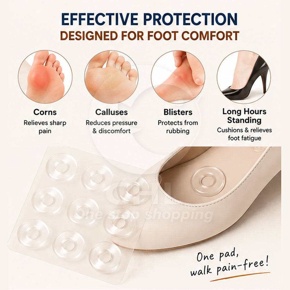 ComfortCushion Pain-Free Foot Patches: Walk Longer, Walk Better