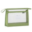 Muji-Style Morandi Mesh Transparent Pencil Case - Minimalist & Durable
