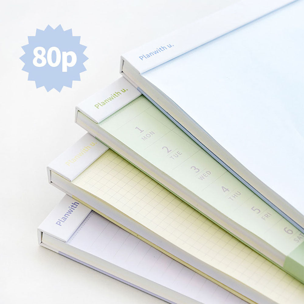 Planwith Korean ins tear-off paper pads tear-off note pads office supplies study stationery