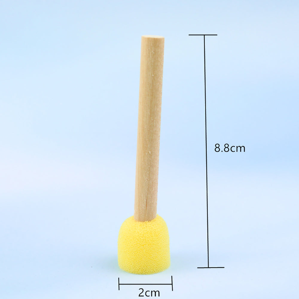Kids' Creative Round Sponge Stick – Safe, Easy DIY Art Tool