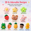 Trendy 3D Cartoon Waterproof Stickers for Gadgets & More