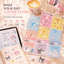 Sanrio 2024 Limited Sticker Set Dararin Life Decorative Stickers Cute New Life Series Kuromi, etc.
