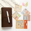 Vibrant Travel Notebook Sticker Set - Landmarks, Stamps & More
