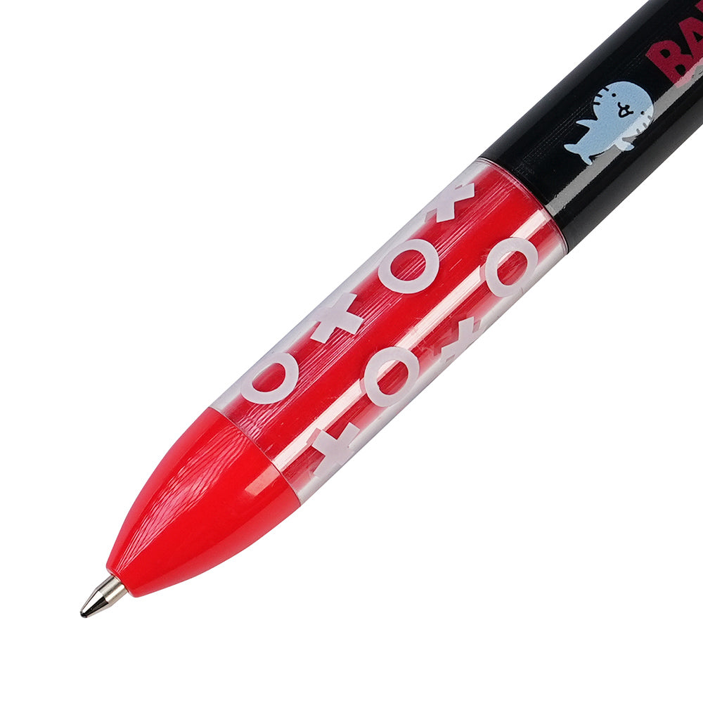 Sakamoto x SANRIO mimi 0.7mm ear pen two-color pen black ink red ink Melody Pom Pom Purin Little Twin Stars Kuromi - CHL-STORE 