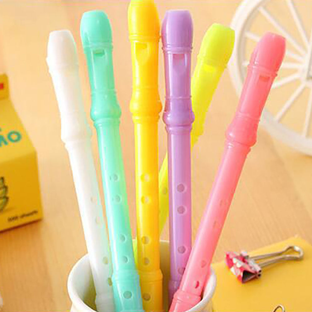 Flute-Style Gel Pen (0.5 mm, Black Ink)