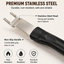 Stainless Steel BBQ Grill Pan Lifter - Safe, Durable & Ergonomic