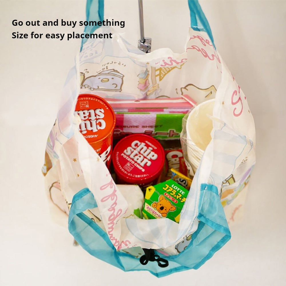 Sumikko Gurashi Corner Creature Shopping Bag Picnic Ice Cream Doll Garden Ocean Eco-Friendly Tote Bag Storage Tote Bag