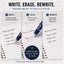 PILOT FRIXION Metal Ballpoint Pen (LKFB-150EF, 0.5 mm)