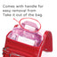 A4 Princess School Zipper Bag – Student Document Organizer