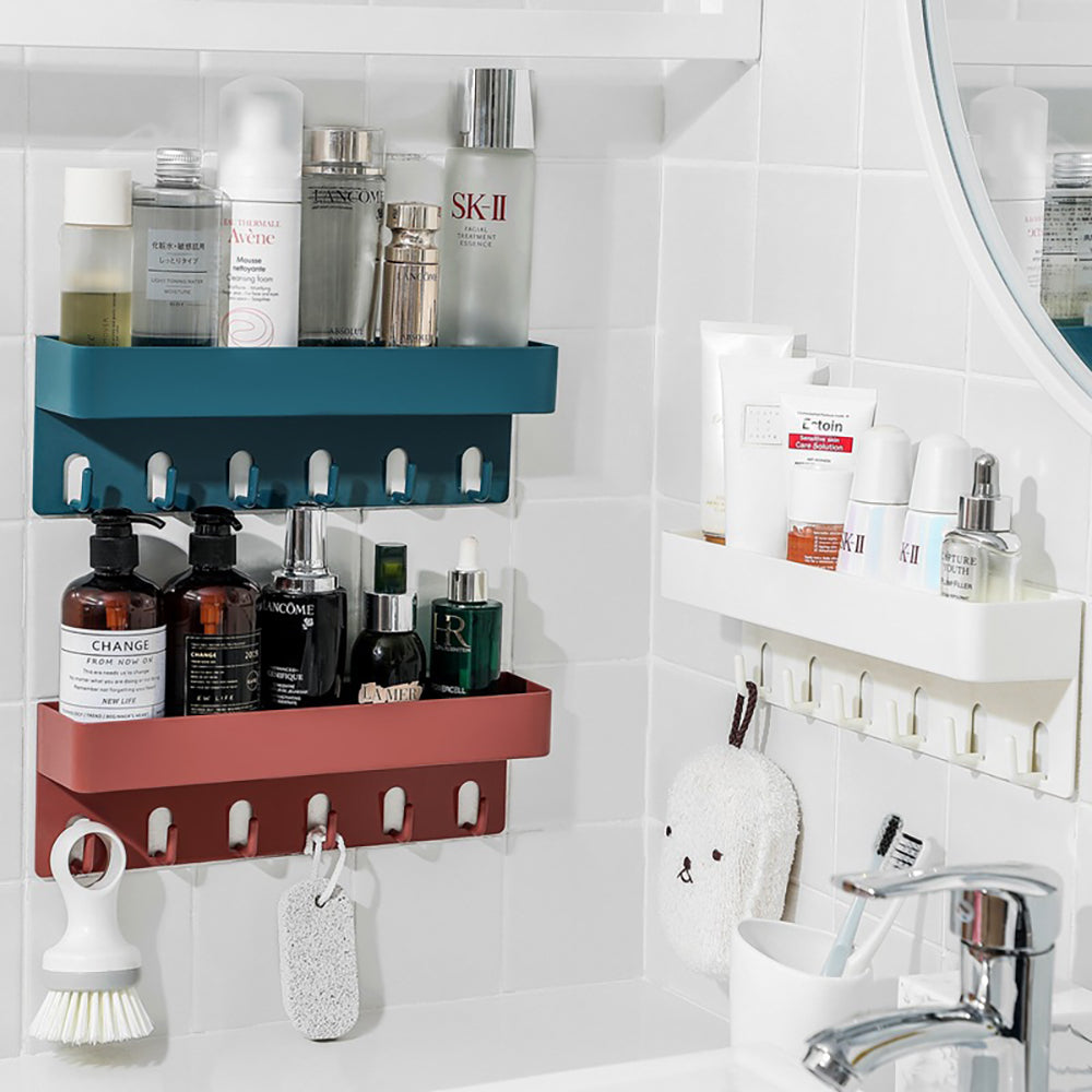 No-Punch Traceless Storage Rack: Stylish Bathroom Organization