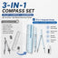 3-in-1 Compass Set