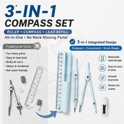 3-in-1 Compass Set