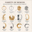 Korean style, high-end earrings, European and American style, simple, trendy, elegant, light luxury