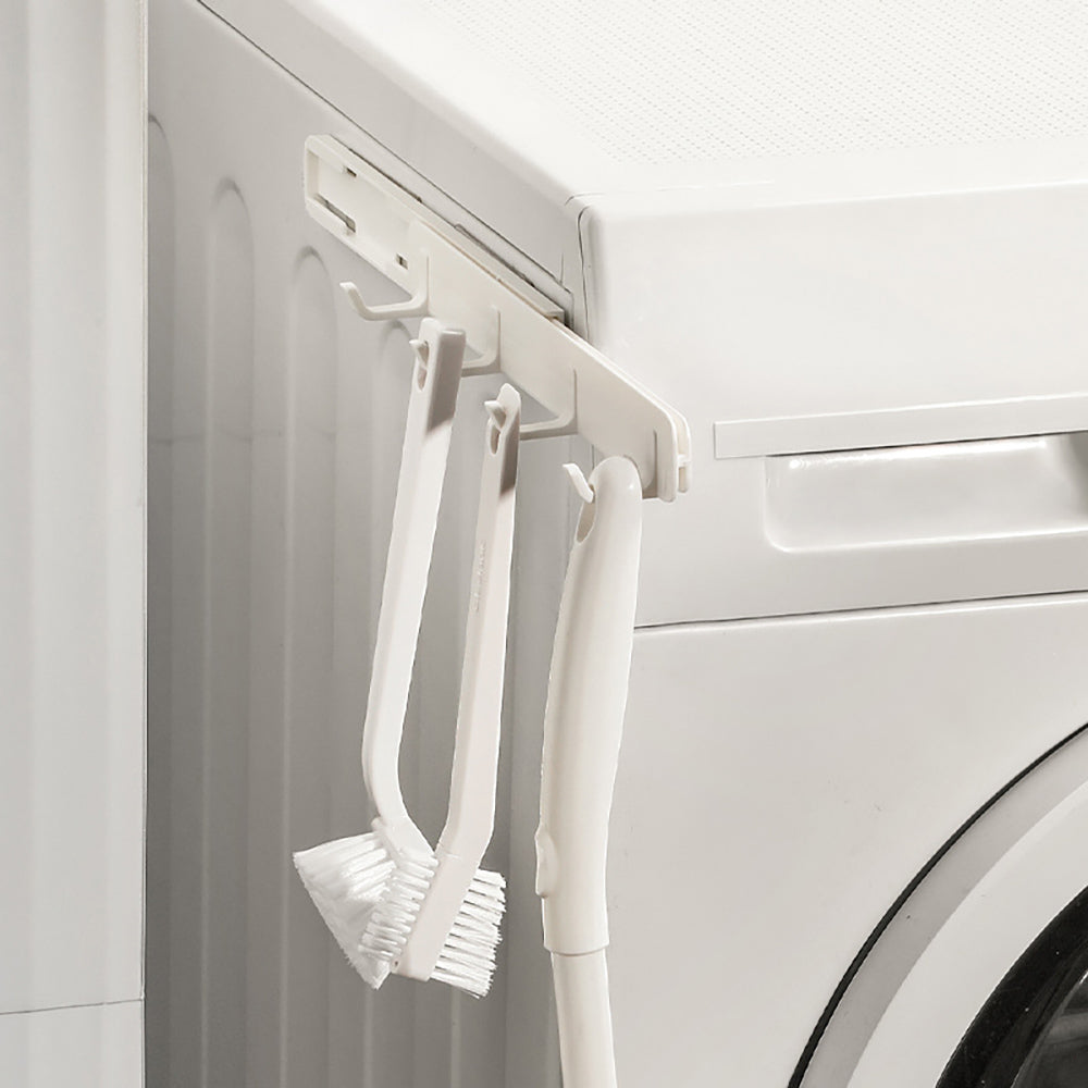 Adjustable Slide-Rail Hook Organizer for Space-Saving Storage