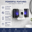 UV Sterilization Toothbrush Holder | Wall-Mounted, Punch-Free | Toothpaste Dispenser & Long Battery Life