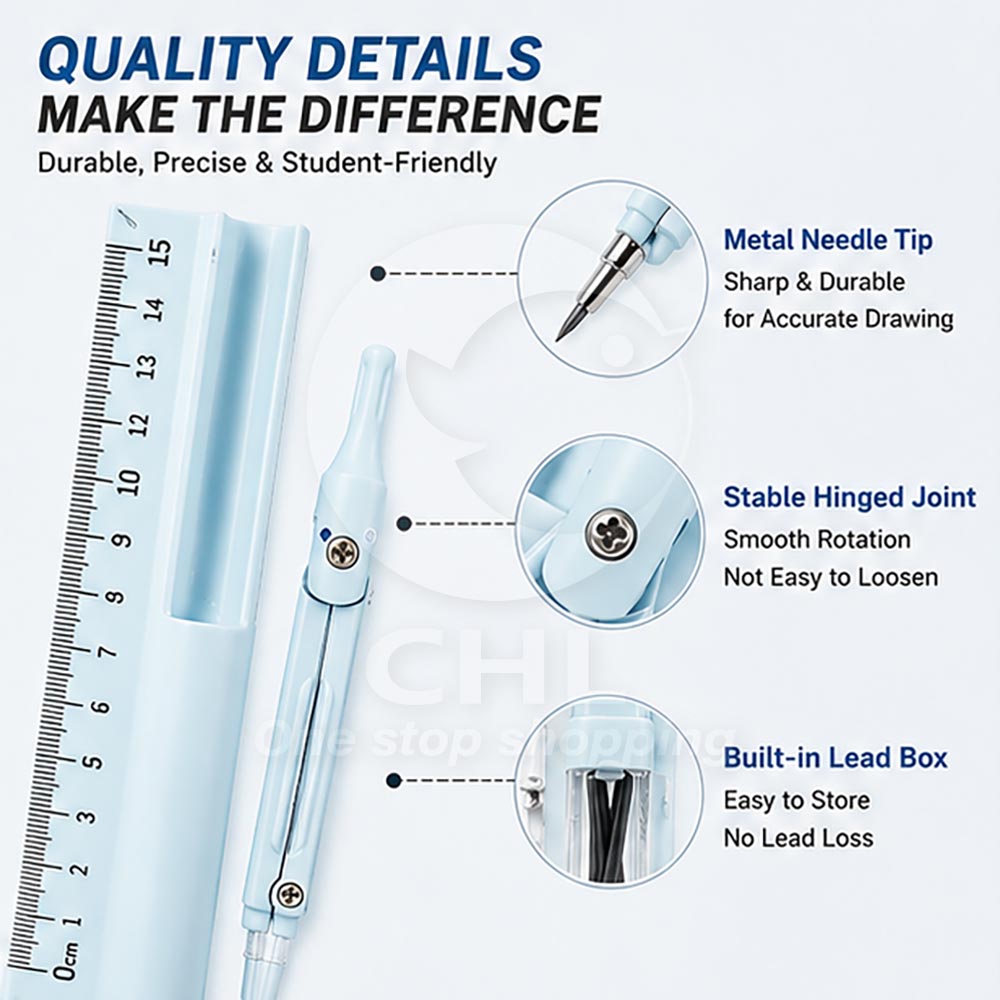 3-in-1 Compass Set