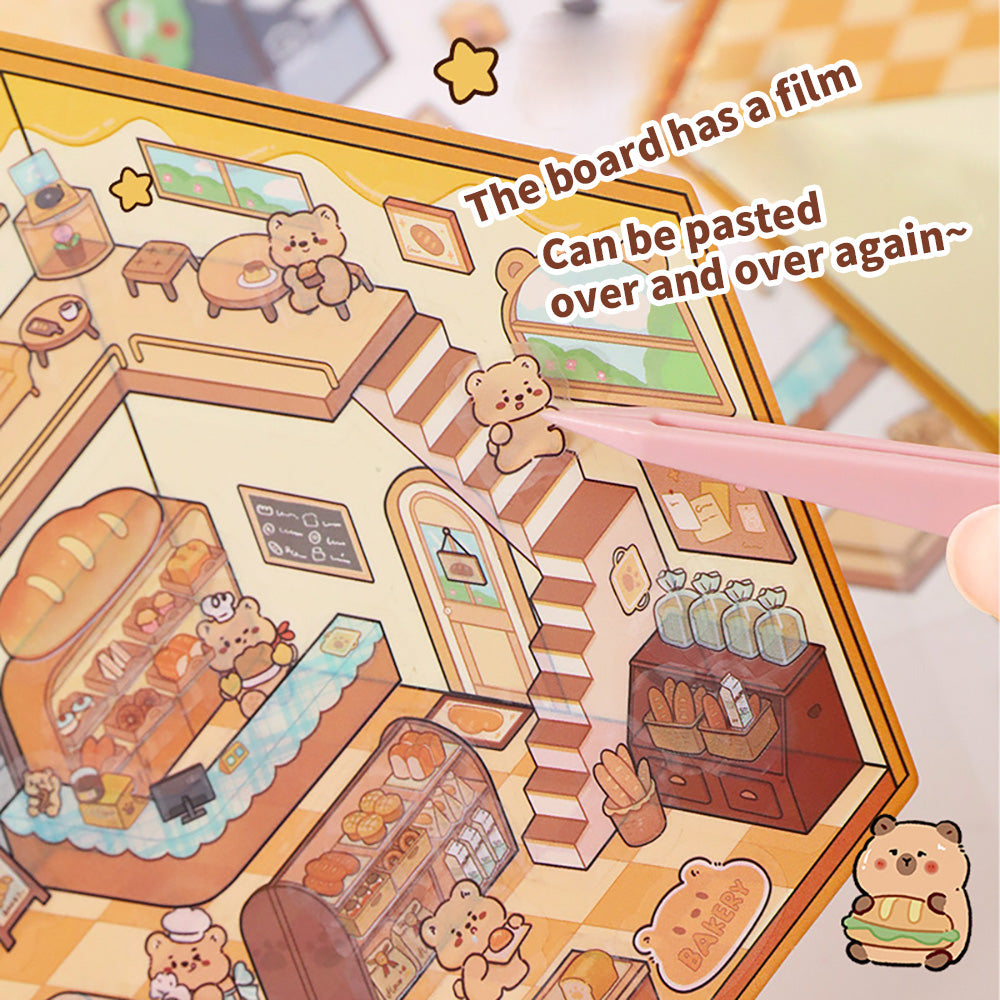 DIY Miniature World 3D Stickers: Create & Recreate Your Scene