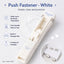 PlanWith Push Series Clip Pusher Fresh and Portable Paper Binding Organizing Push Clip and Clip Pusher Set Smiling Metal Small Clip