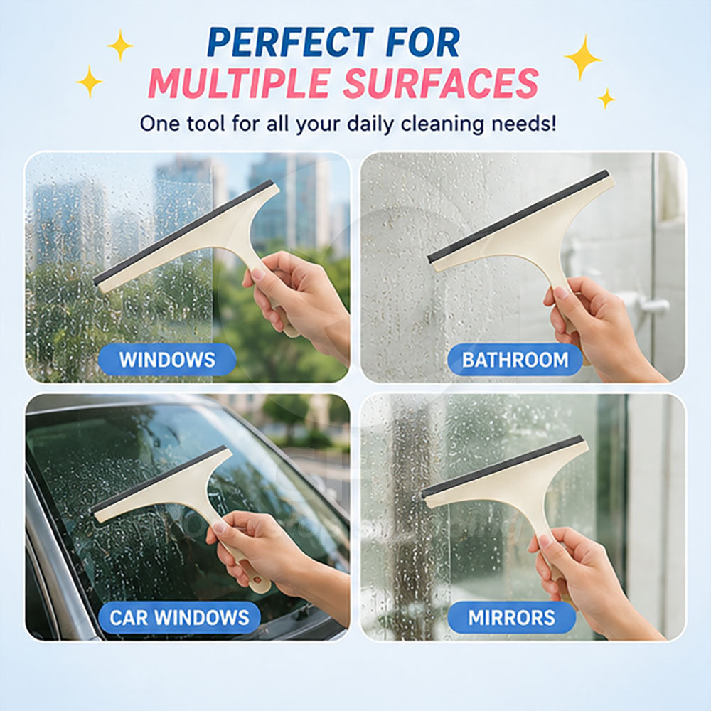 ShinePro Glass Squeegee – Streak-Free, Scratch-Free Cleaner