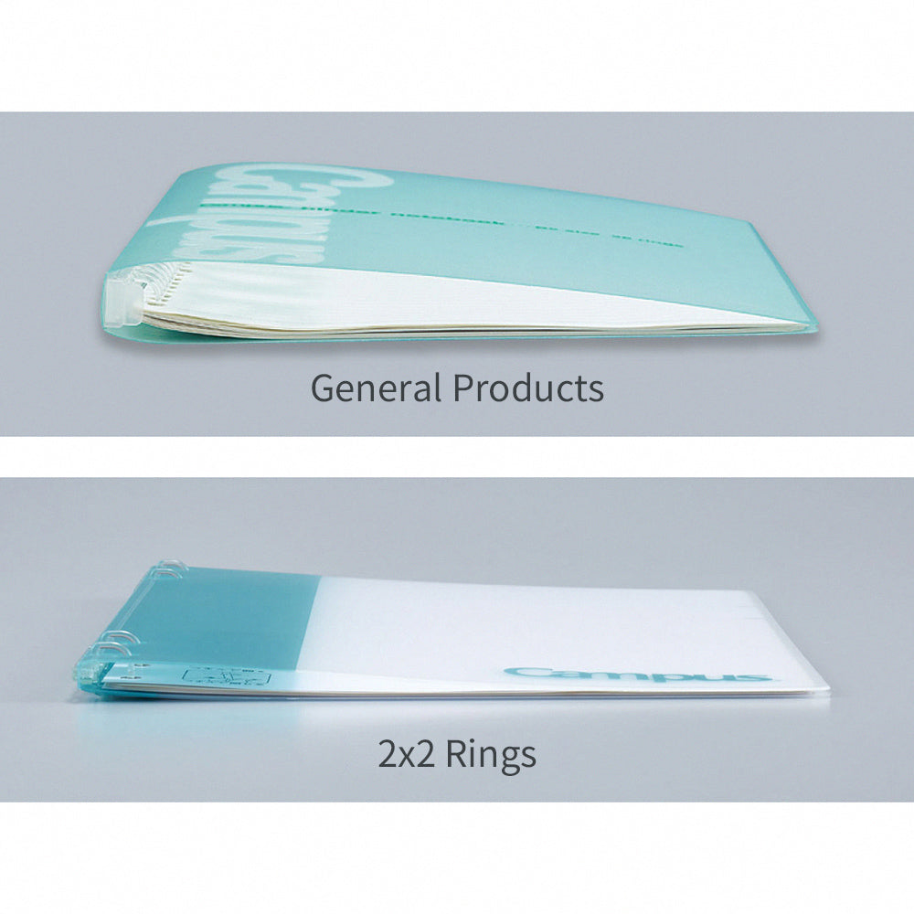 KOKUYO Campus  Ultra-Thin Loose-Leaf Notebook: Portable & Stylish Organizer