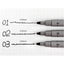 Fine character pen UNI 0.49mm oily very fine black drawing fine character art tool stationery painting student teacher student office PIN01A.24 - CHL-STORE 
