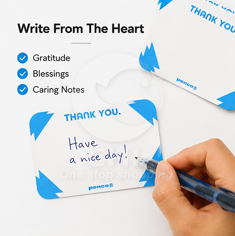 HIGHTIDE PENCO Message Cards – Mini Thank You & Greeting Cards, Gift Notes, Japanese Stationery