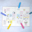 SAKURA Coupy Marking Crayons – 5 Color Set