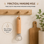 Natural Wood Handle Stainless Steel Bottle Opener