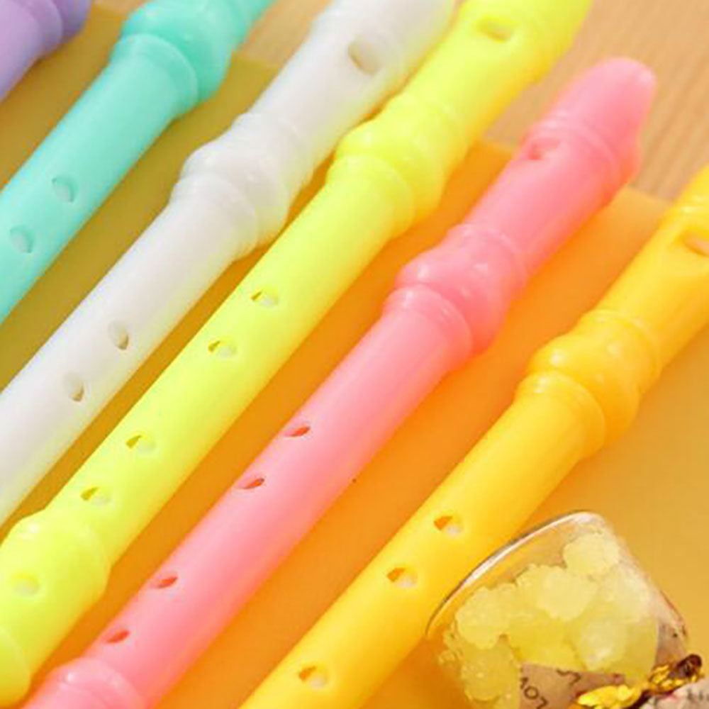 Flute-Style Gel Pen (0.5 mm, Black Ink)
