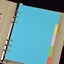 A5 loose-leaf 6-hole index paper color cowhide student supplies office supplies notebook inner pages student notes