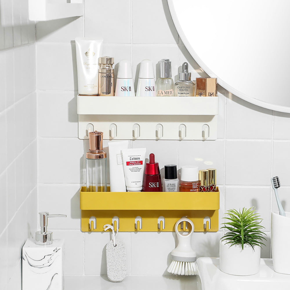 No-Punch Traceless Storage Rack: Stylish Bathroom Organization