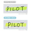 Pilot Kire-na dual-head highlighter SKIW-1 Fast Dry Stable Not easy to accumulate ink Clean lines