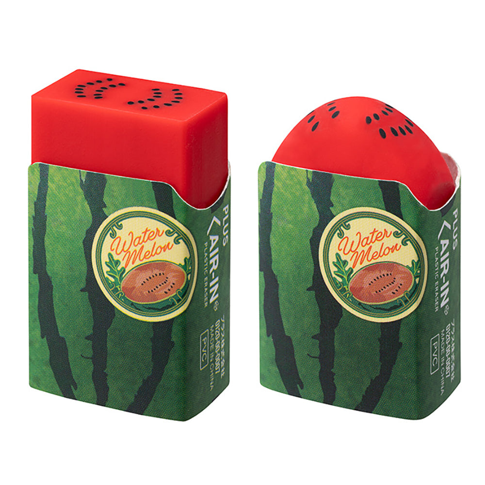 PLUS水果形橡皮擦奇異果、香蕉、柳橙、西瓜形橡皮擦趣味文具辦公學習