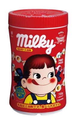 Novopin Japanese milky white bath salt Peko-chan red bottle (vanilla milk) / Poco-chan blue bottle (banana milk)