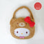 Sanrio co-branded itabag Hello Kitty Kuromi Cinnamoroll My Melody shape bag doll bag outing bag soft