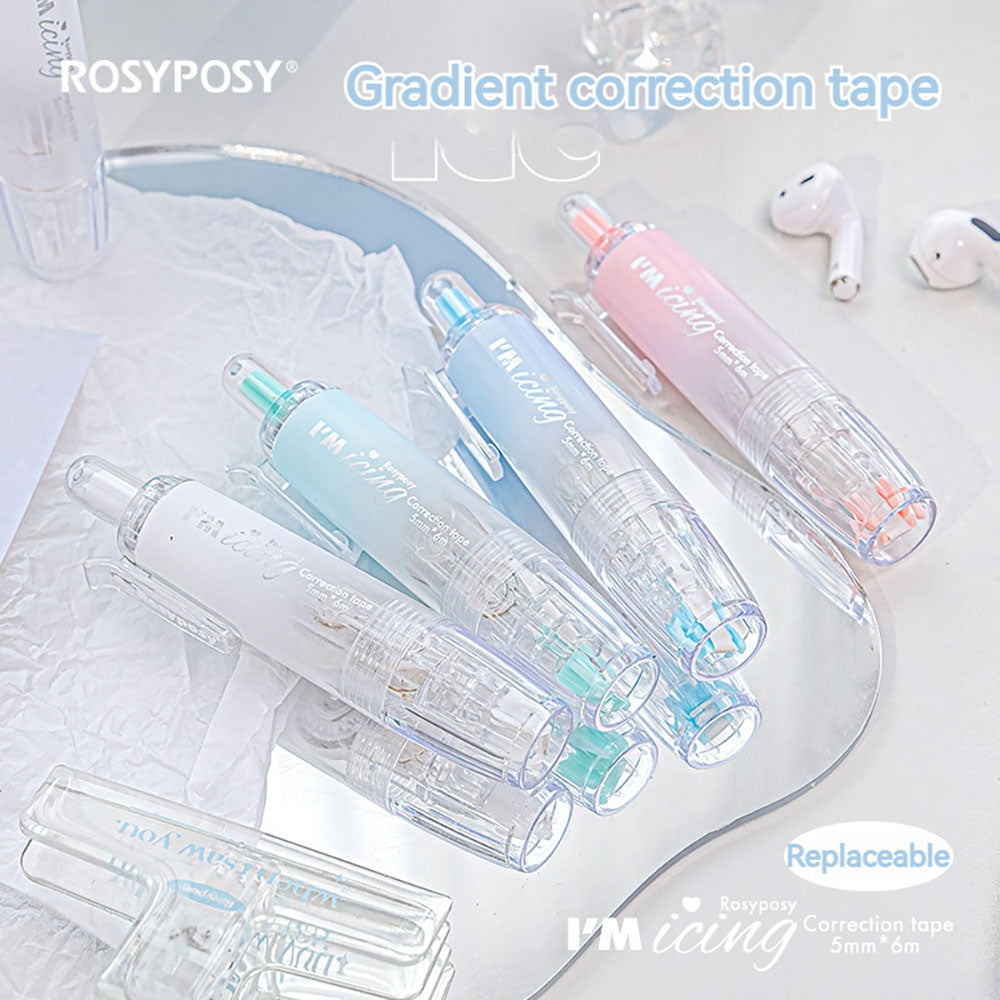 Translucent Ice Correction Tape – RosyPosy Smooth Design