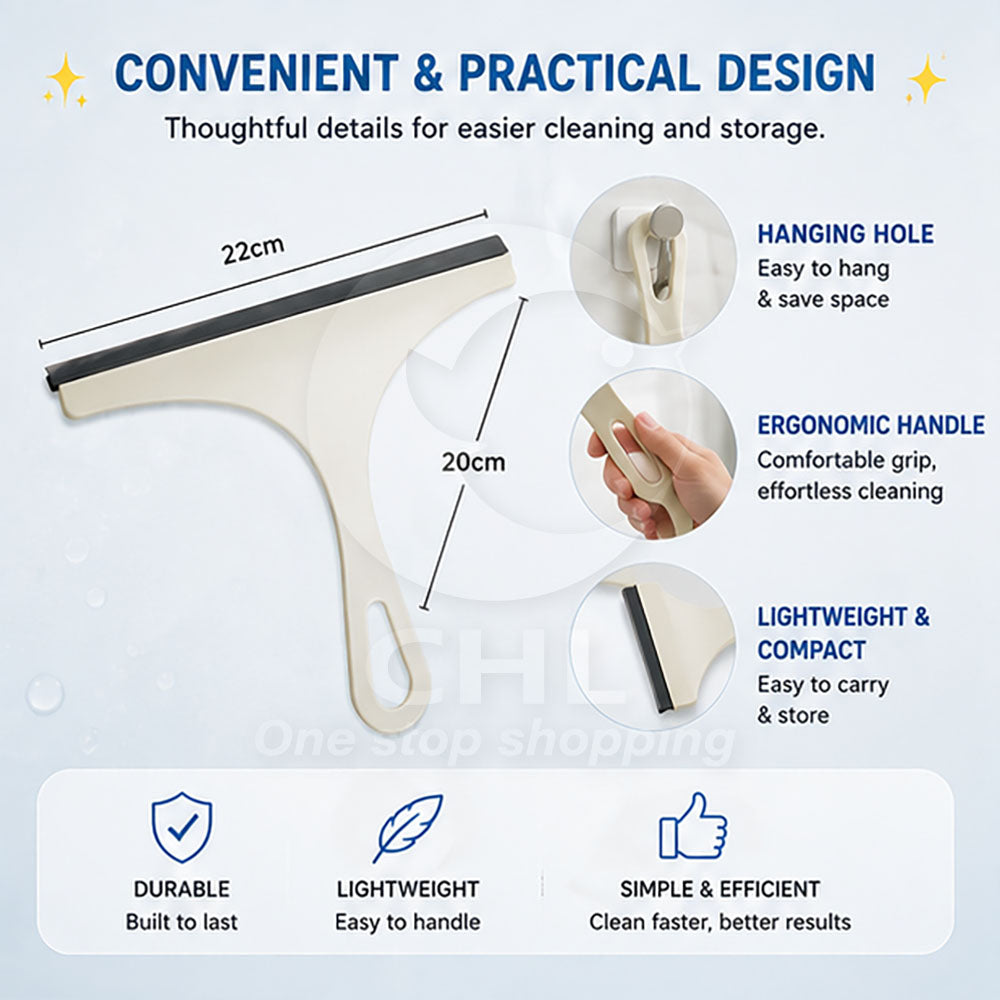 ShinePro Glass Squeegee – Streak-Free, Scratch-Free Cleaner