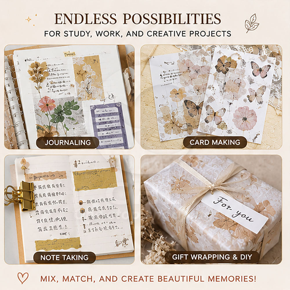 Creative Collage Inspiration: Multitexture Design Paper Pack