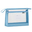 Muji-Style Morandi Mesh Transparent Pencil Case - Minimalist & Durable