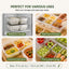 6-Compartment Airtight Food Storage Container