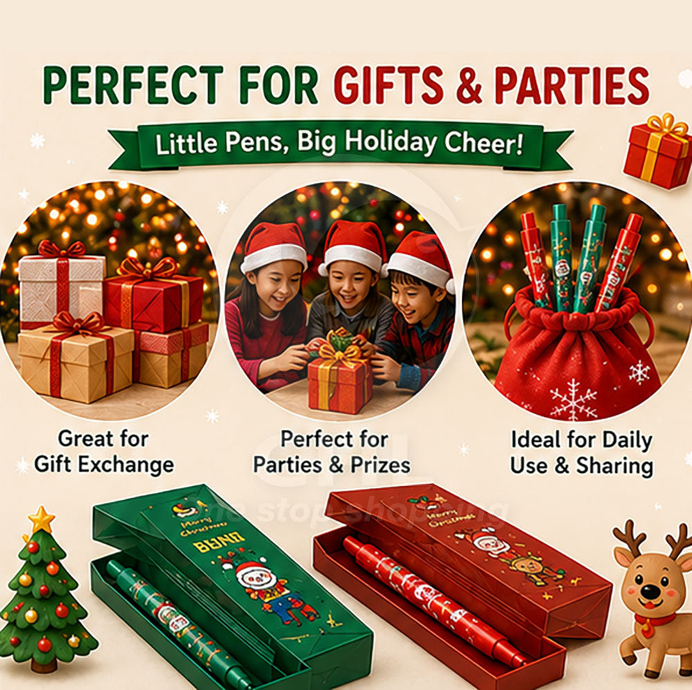 Christmas Blind Box Gel Pen 0.5mm Small Gift Gift Exchange Gift Pack Merry Christmas Christmas Christmas Eve Christmas Desserts Christmas Fruit Party