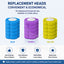 Disposable Toilet Brush with Replacement Heads | Deep Cleaning & Stain Removal Formula