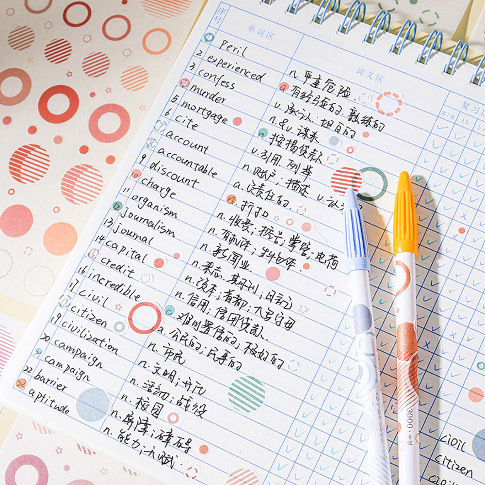 Adorable Japanese Paper Stickers for Creative Notebook Decor