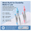 Minimalist Compass Set – Blue / Pink | Durable, Easy to Use, Perfect for Students & Designers